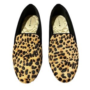 Birdies “The Starling” Leopard Print Loafers